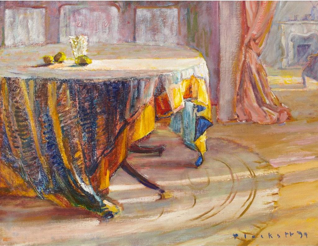 Joseph (Joe) Francis Plaskett (1918-2014) - Table With Evening Light, 1994