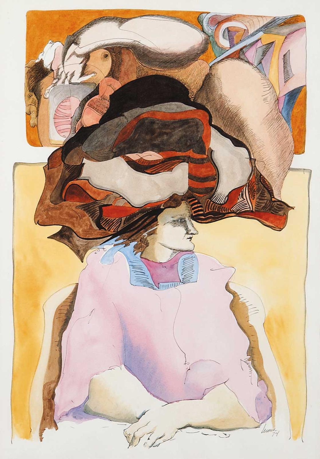 Fausto Lecona - Untitled - Woman With A Lot On Her Mind