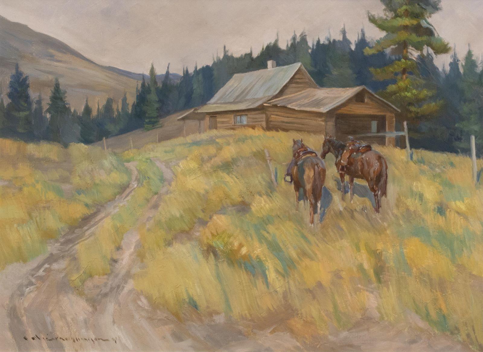 Orestes Nicholas (Rick) Grandmaison (1932-1985) - The Homestead Late Autumn; 1981