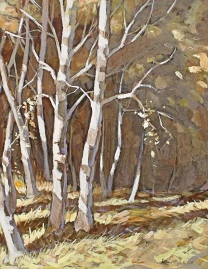 Andre Bertounesque (1937-2005) - Autumn Birches