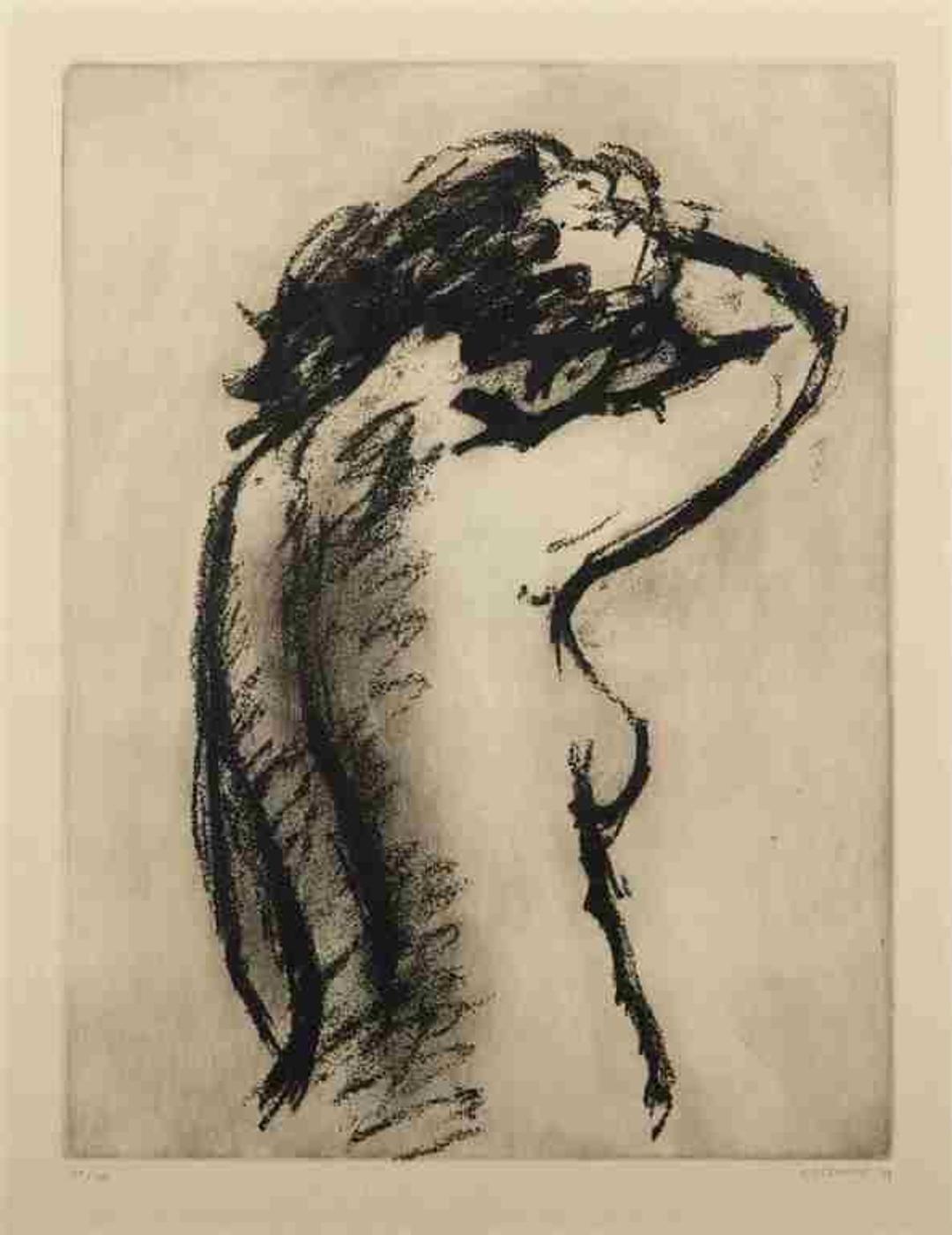 Stanley Morel Cosgrove (1911-2002) - Nude Woman, Back (1979)