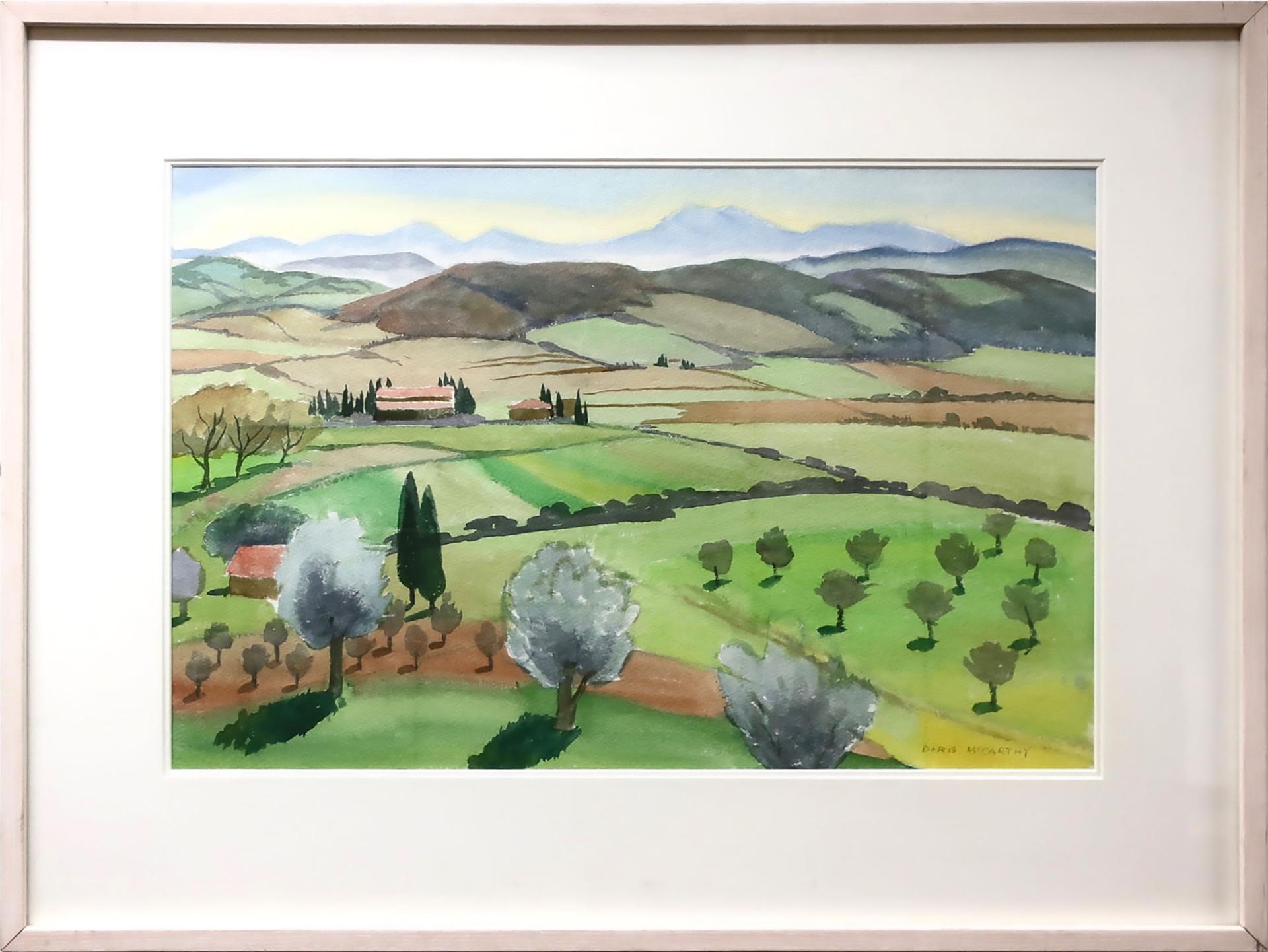 Doris Jean McCarthy (1910-2010) - Tuscan Panorama