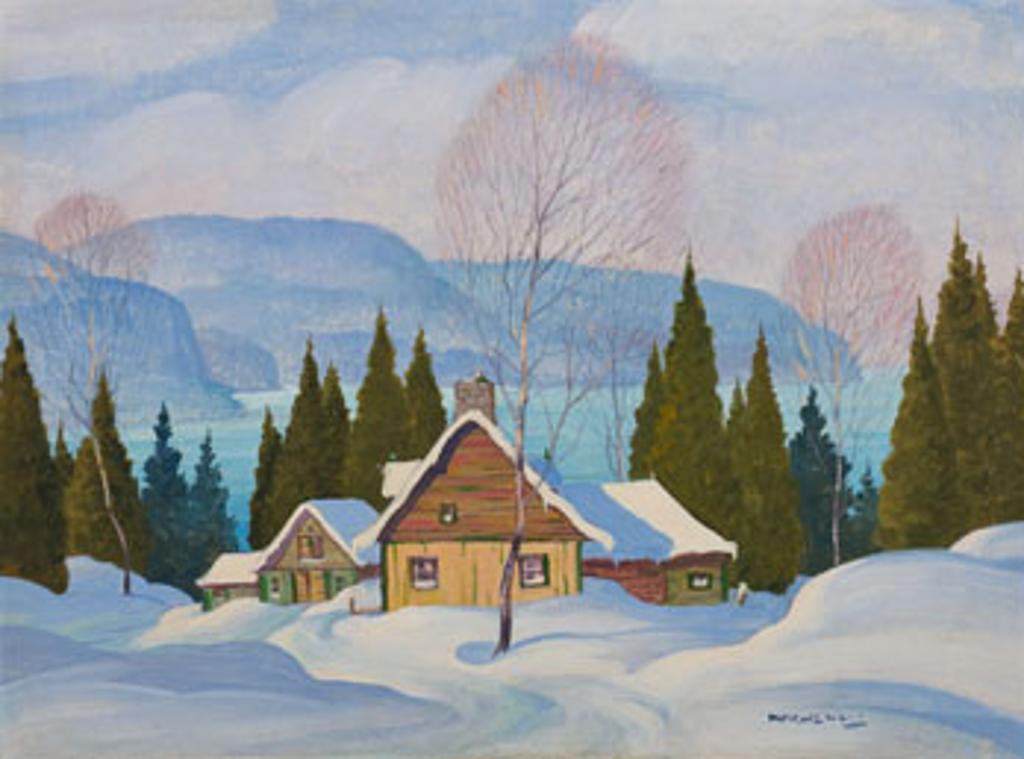 Graham Norble Norwell (1901-1967) - Baie-Saint-Paul in Winter