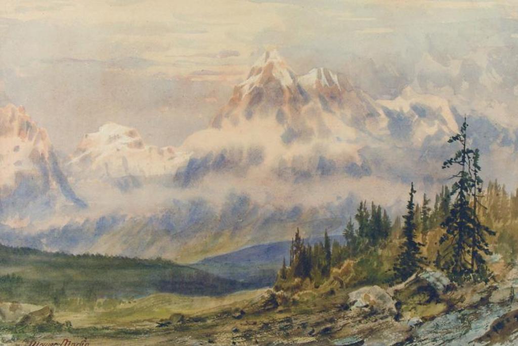 Thomas Mower Martin (1838-1934) - Rocky Mountain Vista