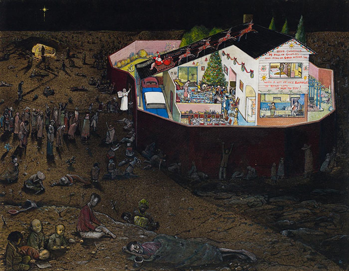William Kurelek (1927-1977) - Our High Standard of Living…