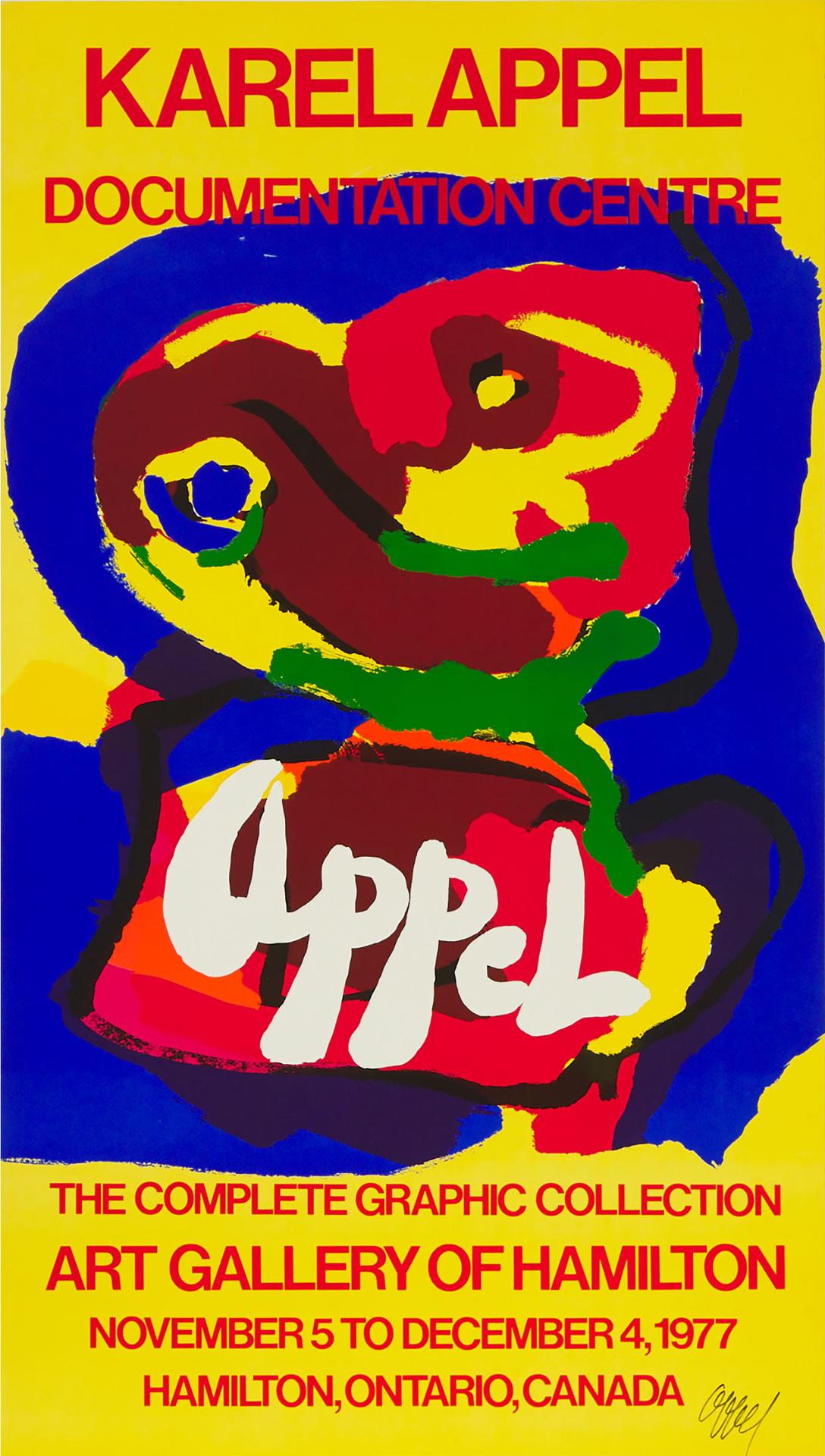 Karel Appel (1921-2006) - Karel Appel - Documentation Centre, The Complete Graphic Collection, Art Gallery Of Hamilton, November 5 To December 4, 1977