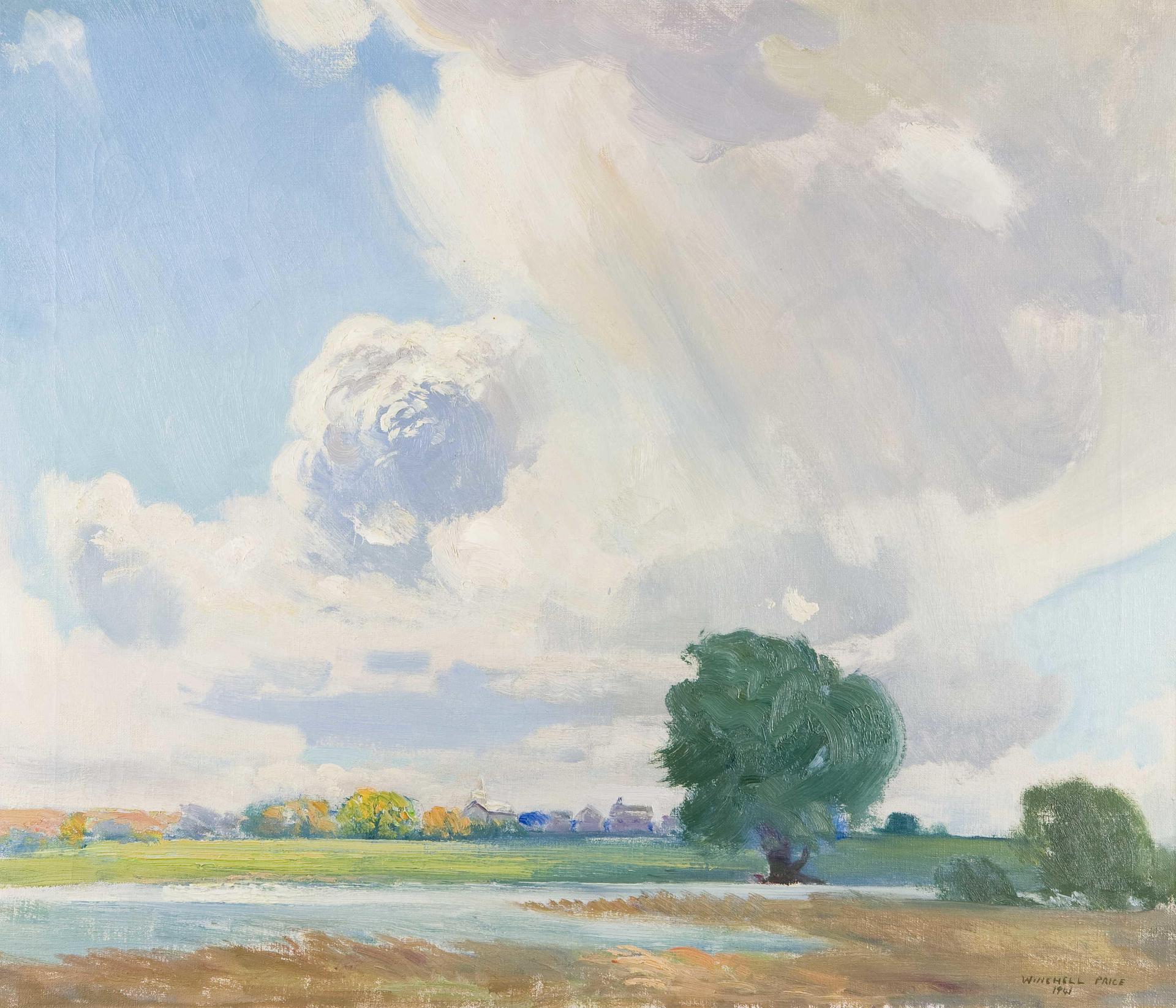 Addison Winchell Price (1907-2003) - Sunshine and Dash of Rain