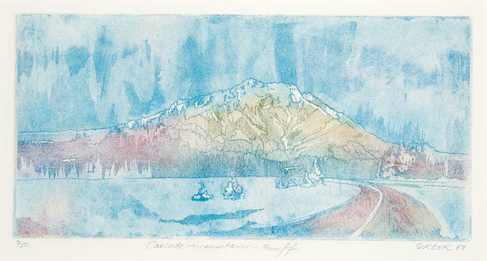 Louise [Shelagh Greene] Svreck - Cascade Mountain - Banff [blue]  #2/50