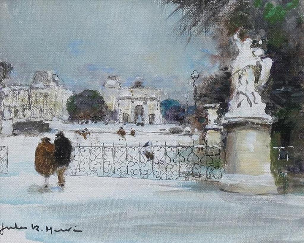 Jules Rene Herve (1887-1981) - Jardin Des Tuileries (Paris), Winter