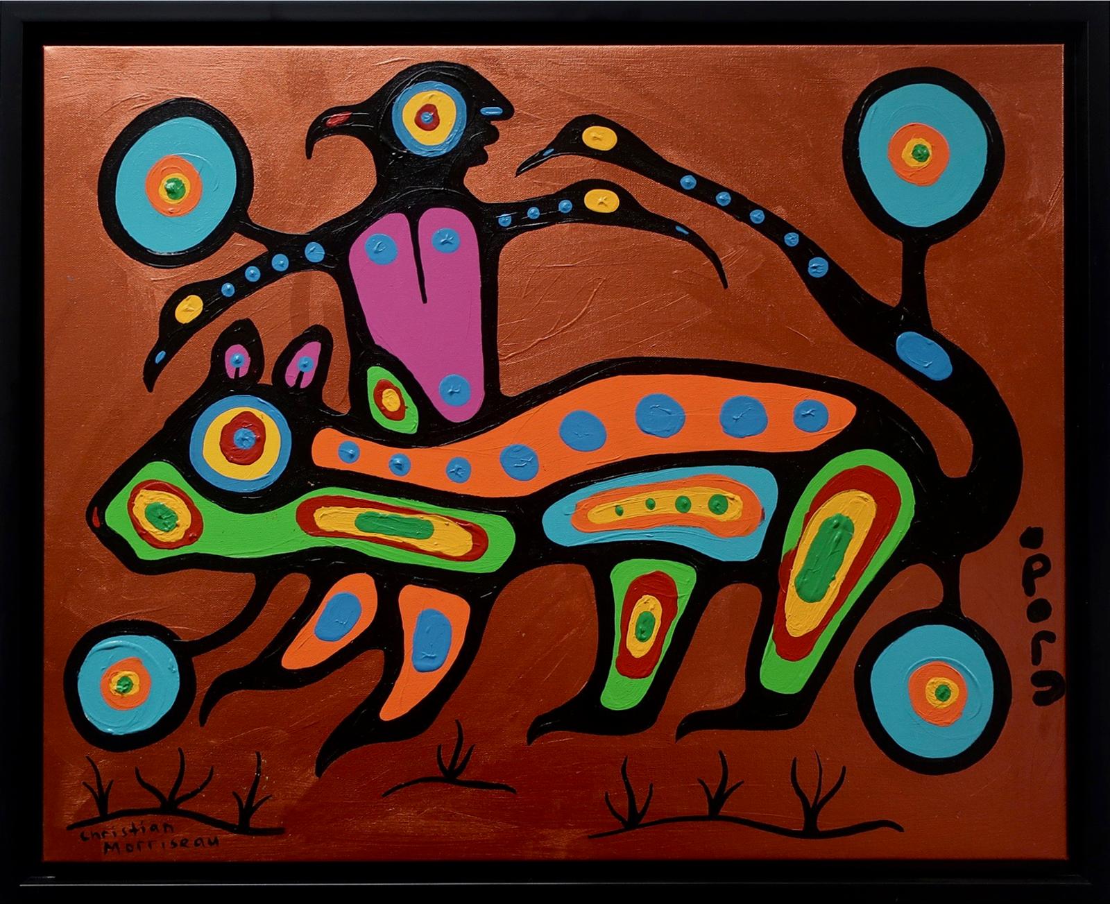 Christian Morrisseau (1969) - Ojibway Boy & Otter