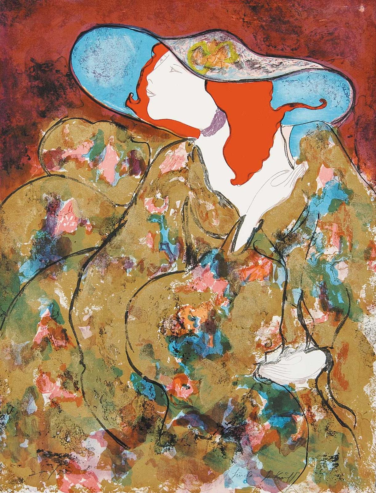 Linda Le Kinne - Untitled - Redhead with Blue Bonnet  #27/200