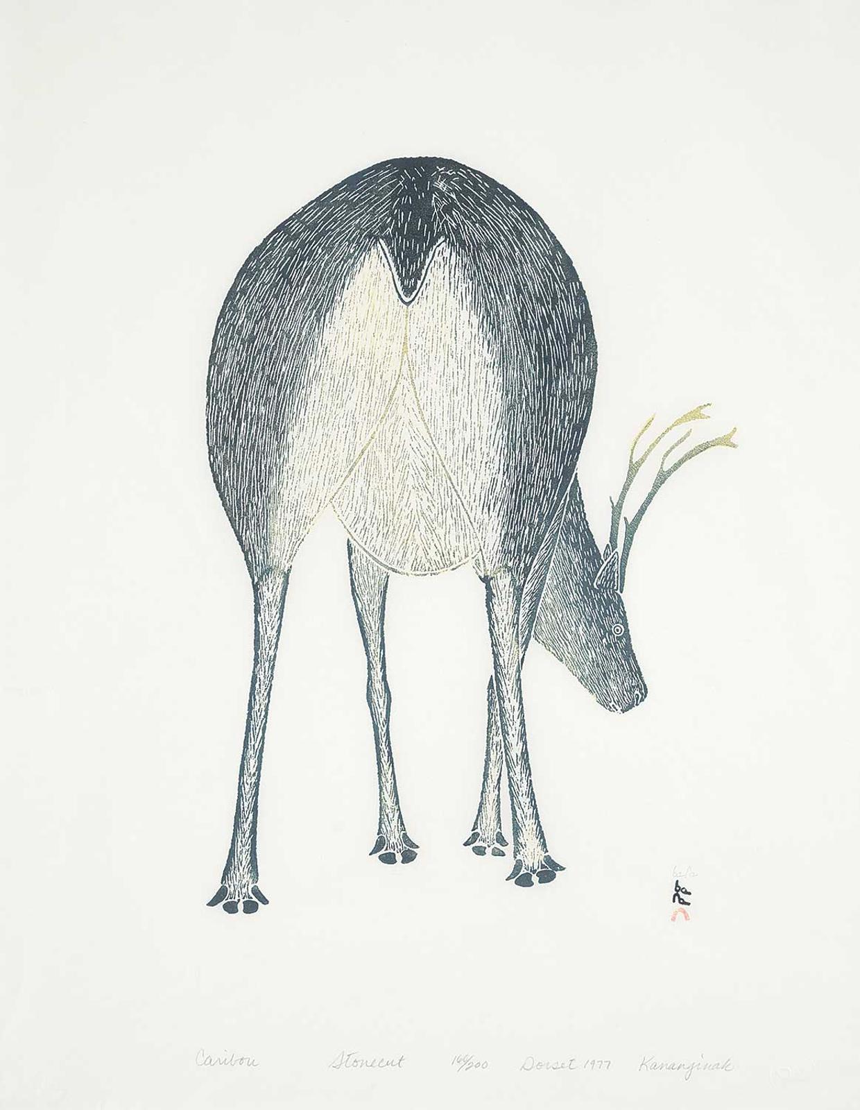 Pootoogook (1887-1958) - Caribou  #160/200