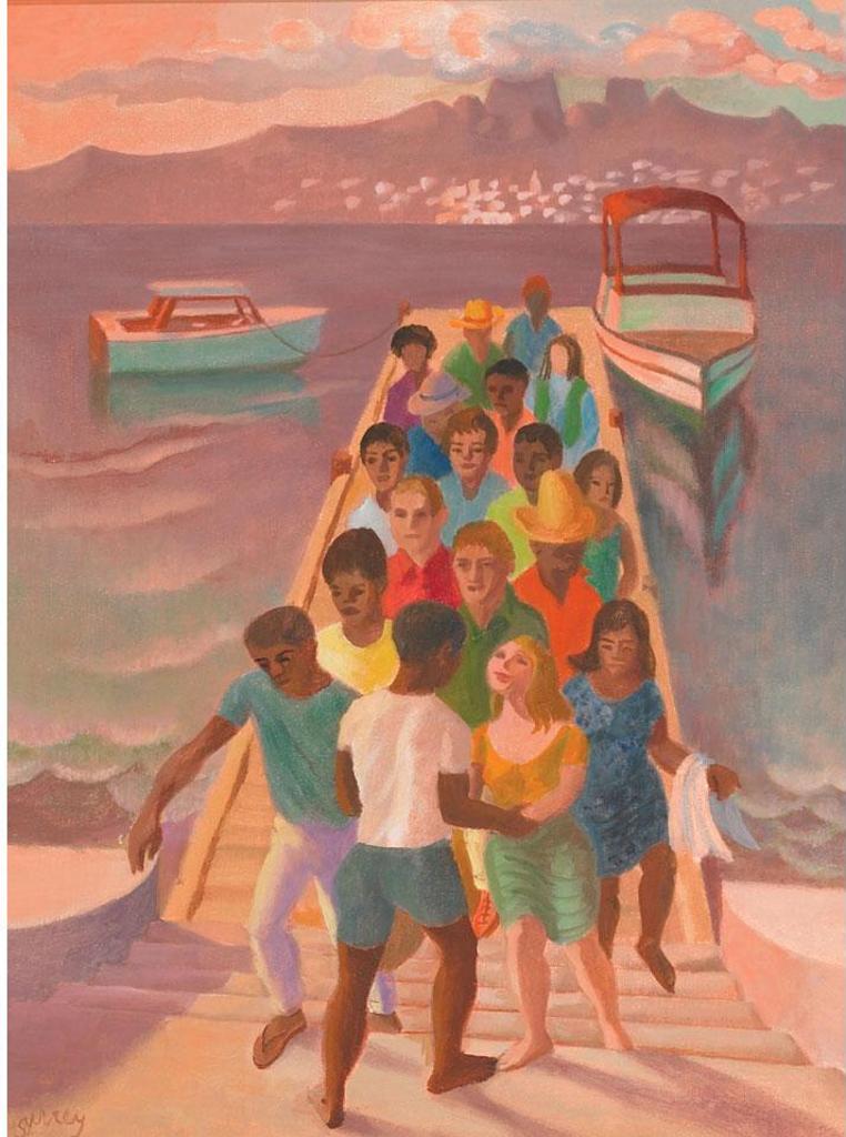 Philip Henry Howard Surrey (1910-1990) - Port De France, Martinique, 1964
