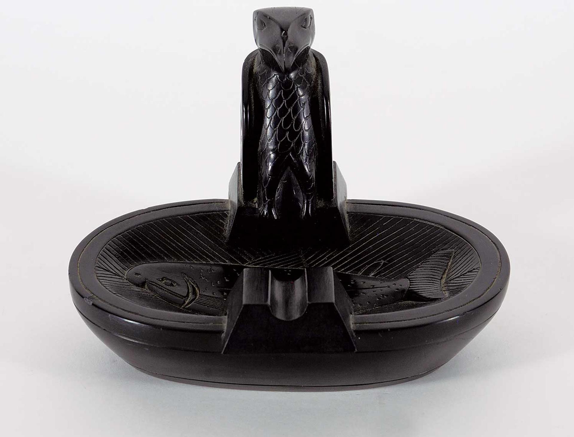 Rufus Moody (1923-1998) - Untitled - Raven and Fish Tray