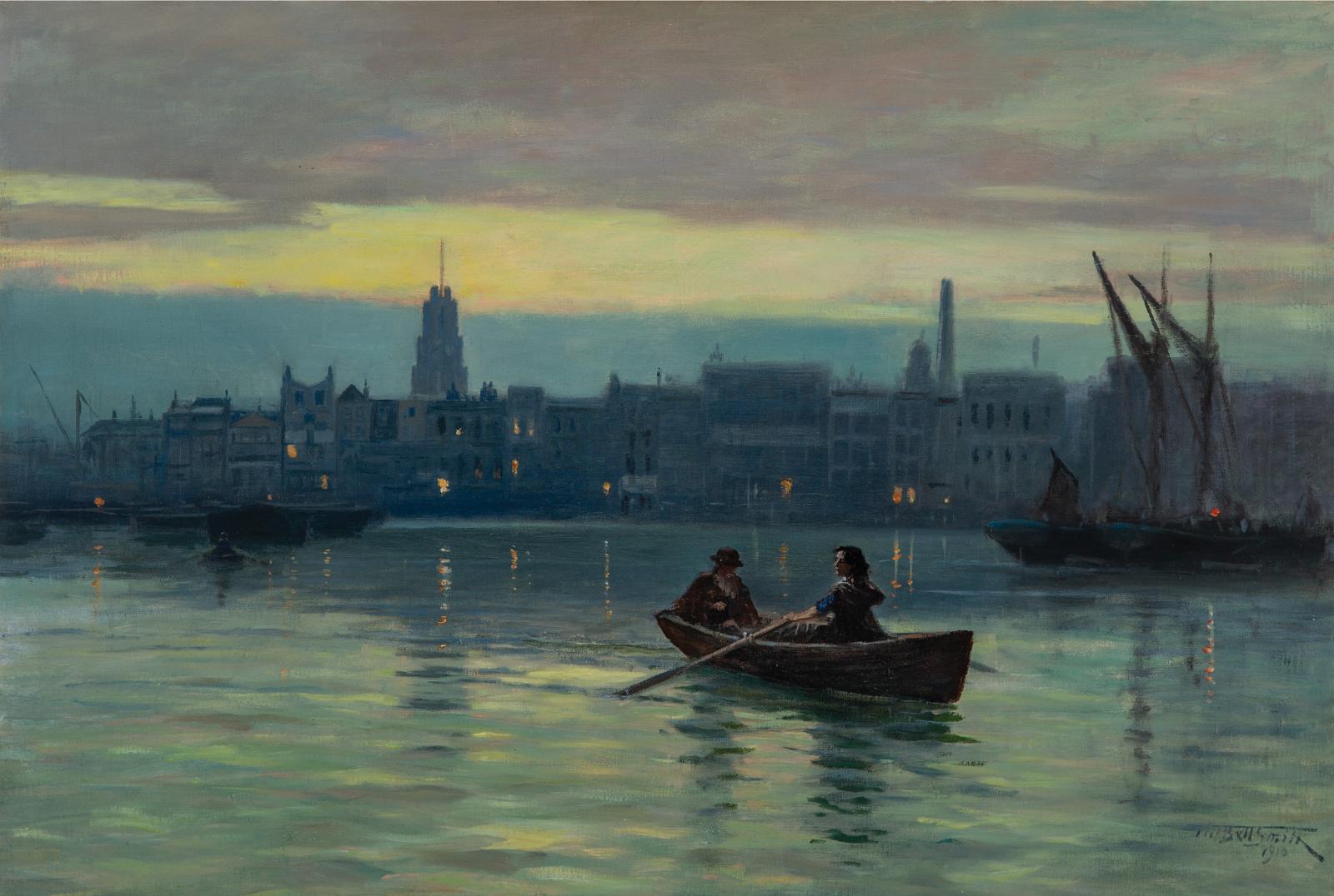 Frederic Martlett Bell-Smith (1846-1923) - Evening, Limehouse, 1910