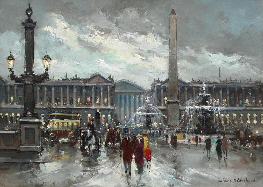Antoine Blanchard (1910-1988) - Place De La Concorde