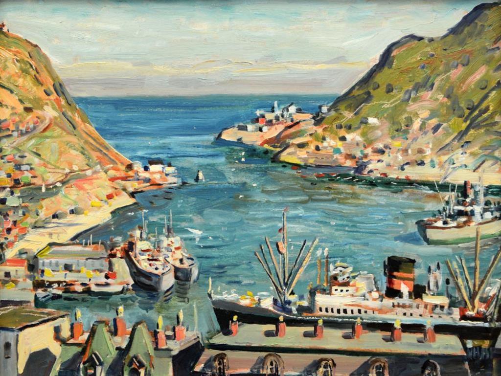 Robert Stewart Hyndman (1915-2009) - Newfoundland Harbour