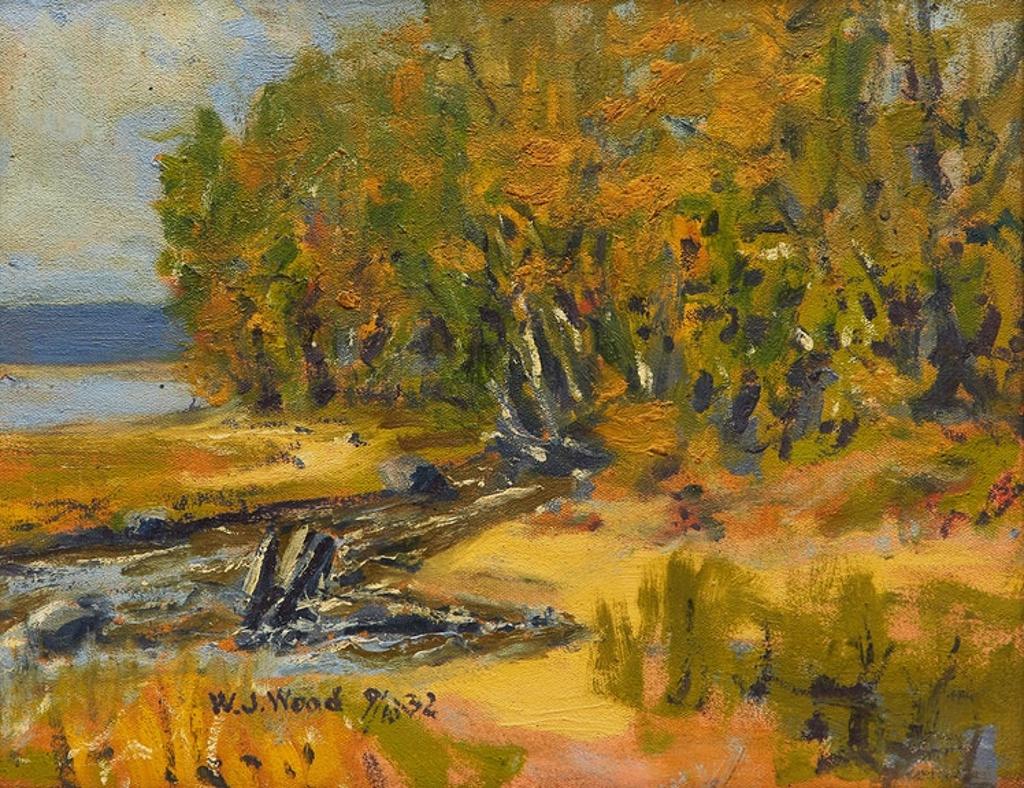 William John Wood (1877-1954) - Shoreline Landscape