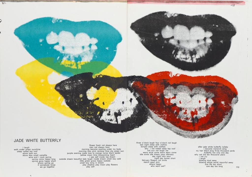 Andy Warhol (1928-1987) - Marilyn Monroe I Love Your Kiss Forever Forever (Jade White Butterfly)