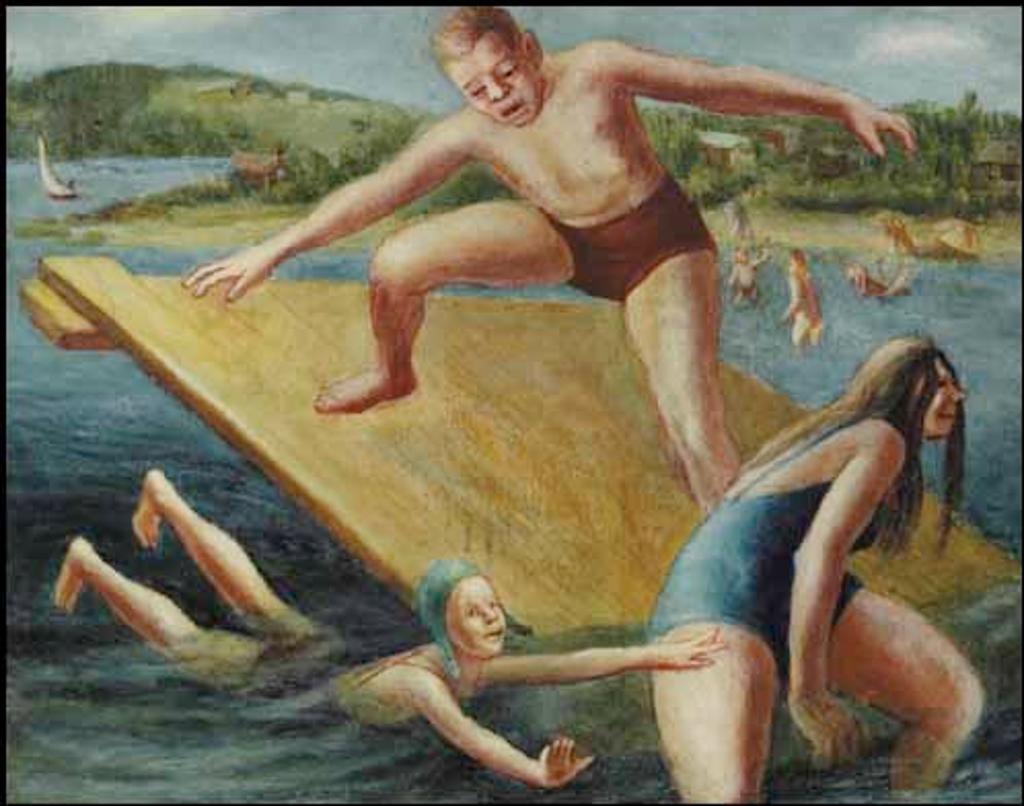 Miller Gore Brittain (1912-1968) - Swimmers