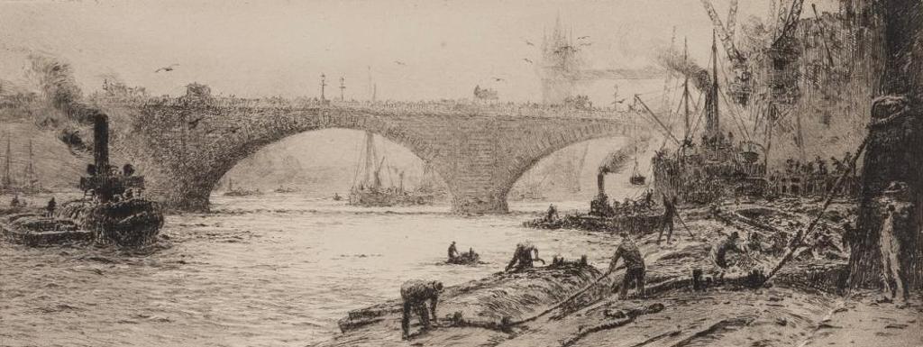 William Lionel Wyllie (1851-1931) - London Bridge