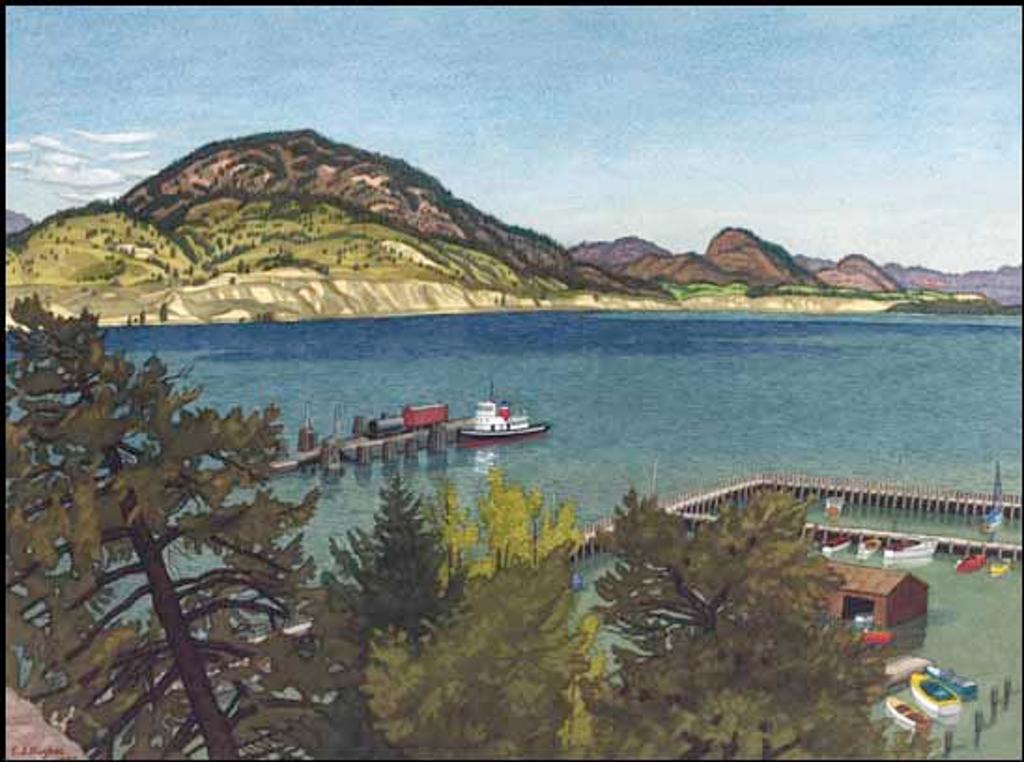 Edward John (E. J.) Hughes (1913-2007) - Okanagan Lake at Penticton