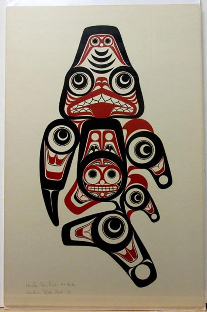 Bill (William) Ronald Reid (1920-1998) - Haida Dogfish - Xaxada