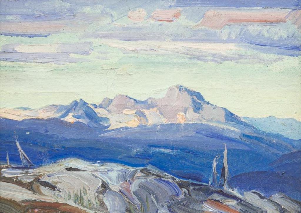 Peter Maxwell Ewart (1918-2001) - Untitled - Mountain Sunrise