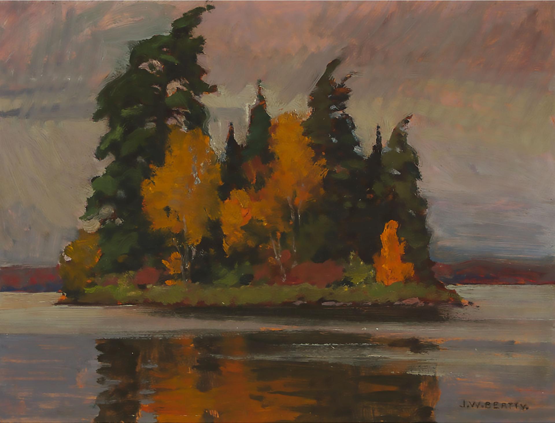 John William (J.W.) Beatty (1869-1941) - Autumn, Algonquin Park, 1920