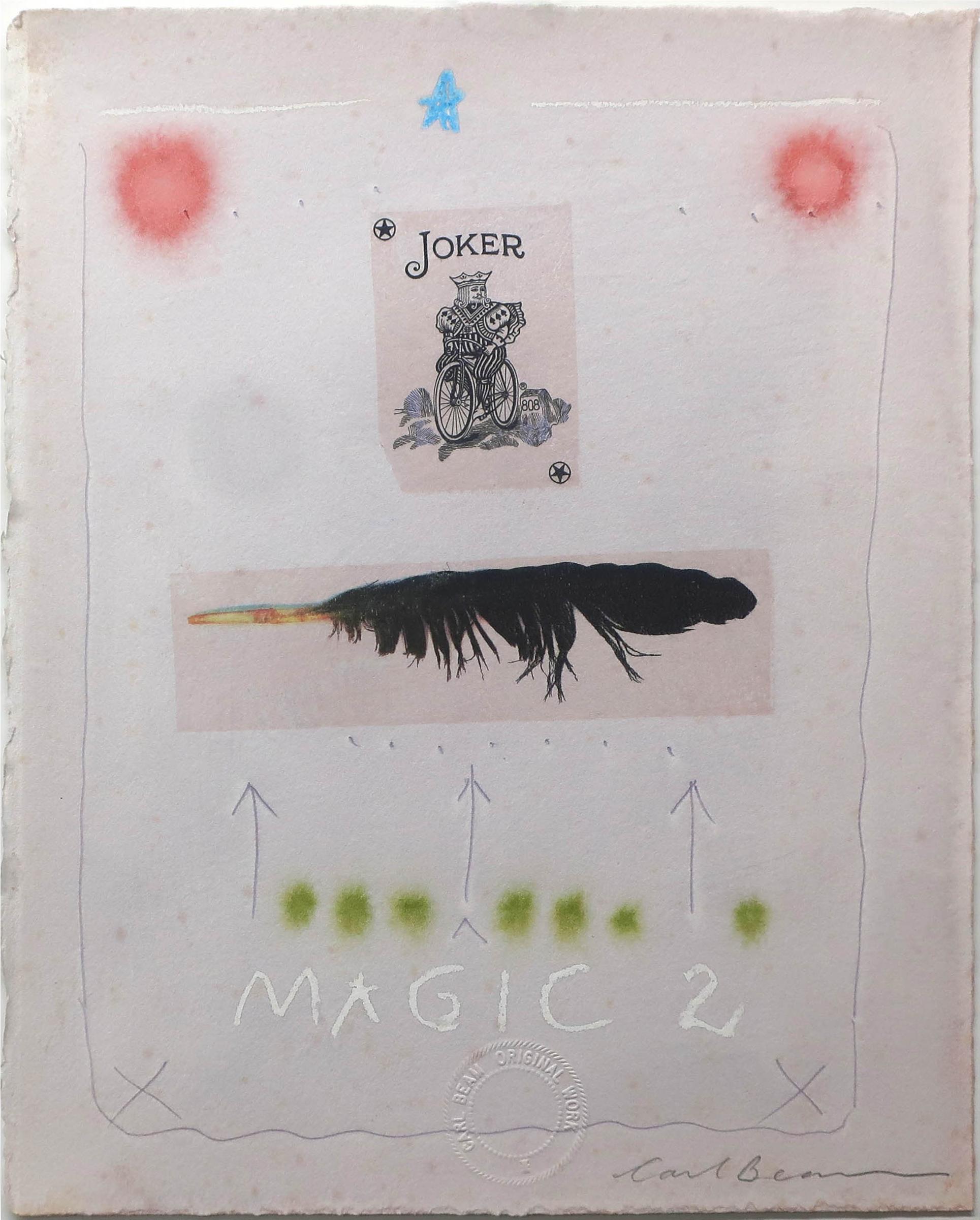 Carl Beam (1943-2005) - Joker/Feather/Magic 2