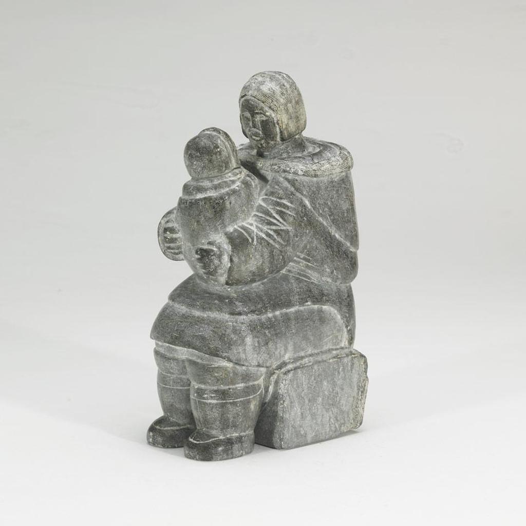 Evie Tullaugaq Koperquacuk (1925) - Mother With Child Holding A Kamik