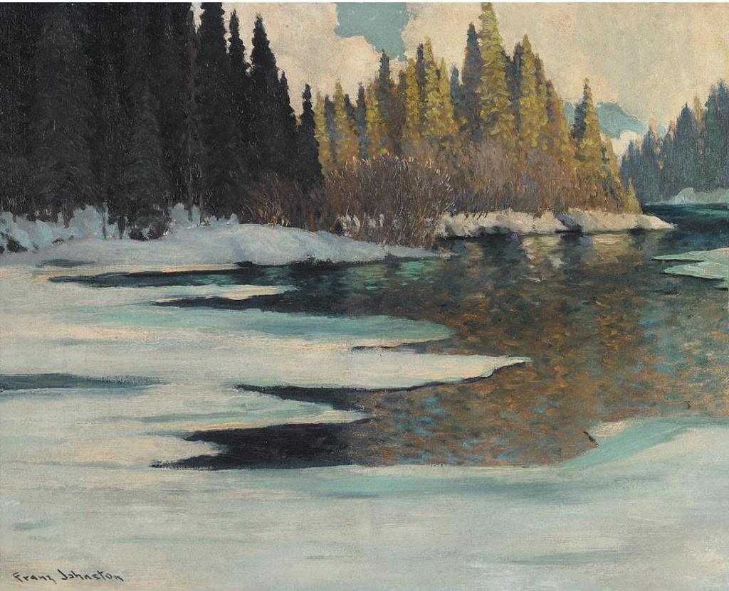 Frank (Franz) Hans Johnston (1888-1949) - Spring On The Onoman River