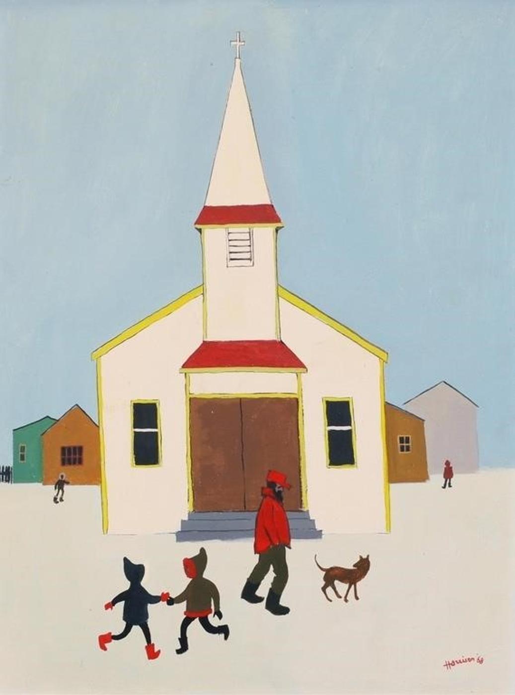 Ted Harrison (1926-2015) - R. C. CHURCH; 1968