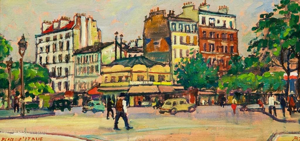 Llewellyn Petley-Jones (1908-1986) - Place d'Italie, Paris