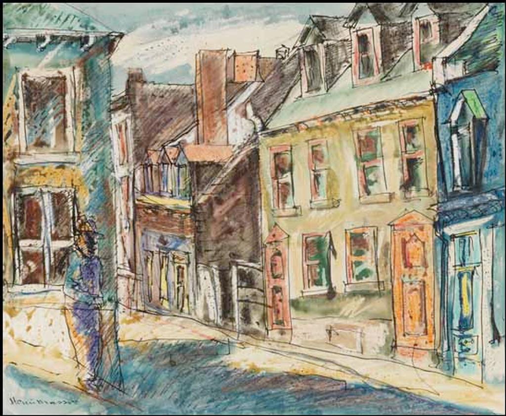 Henri Leopold Masson (1907-1996) - Rue à Québec