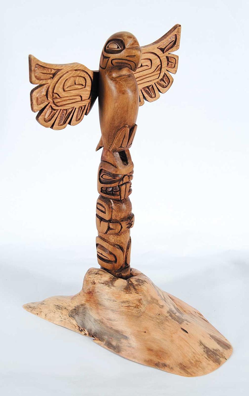 West Coast School - Untitled - Eagle and Bear Totem