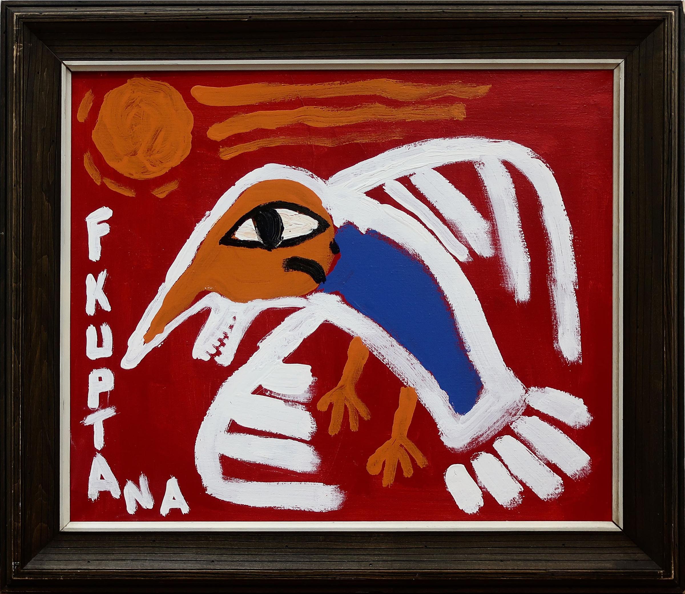 Floyd Kuptana (1964-2021) - Untitled (Bird In Flight)