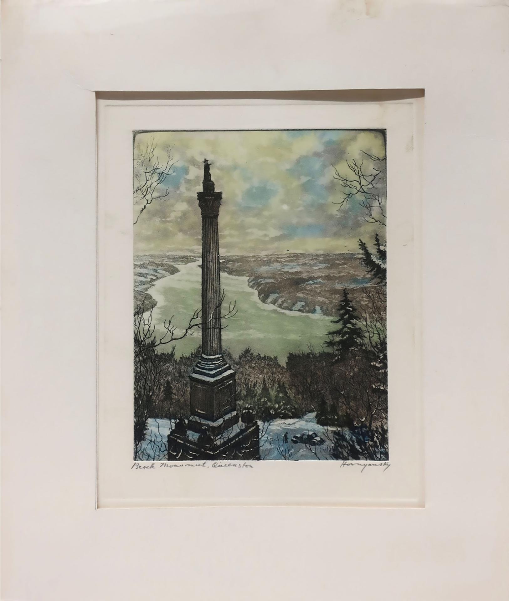 Nicholas Hornyansky (1896-1965) - Brock Monument, Queenston