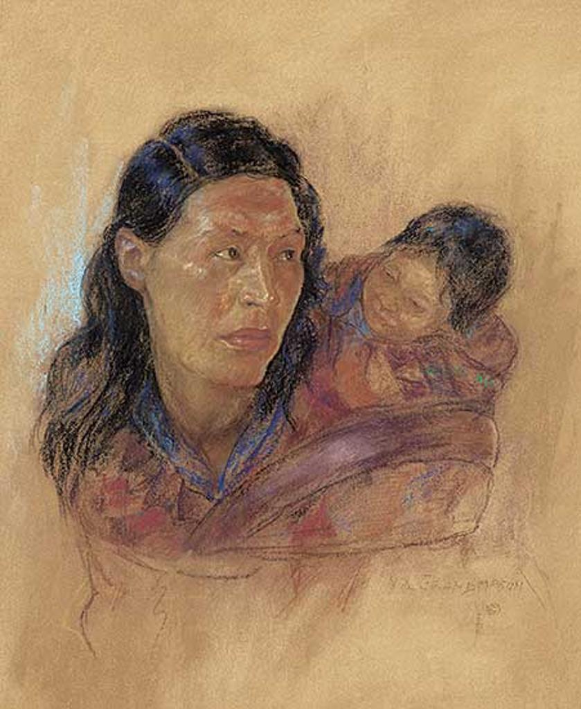 Nicholas (Nickola) de Grandmaison (1892-1978) - Untitled - Mother and Child