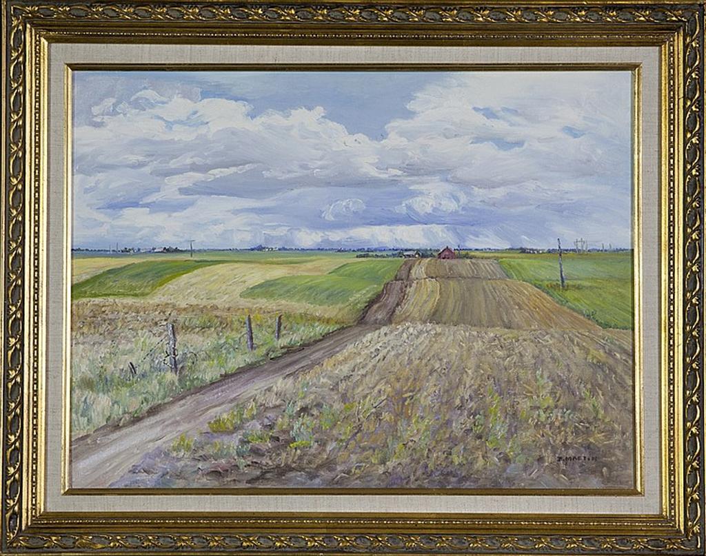 Dorothy Martin (1909-1984) - Before A Spring Storm (Near Lumsden)