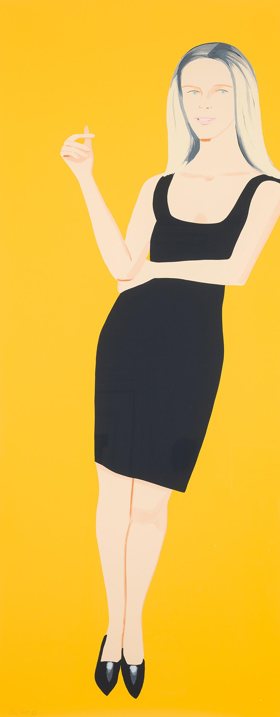 Alex Katz (1927) - Yvonne (from Black Dress)