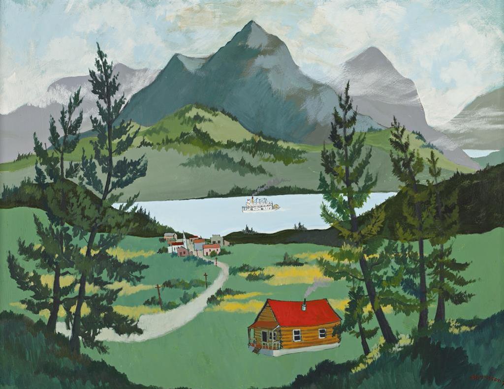 Ted Harrison (1926-2015) - Yukon Paddlewheel
