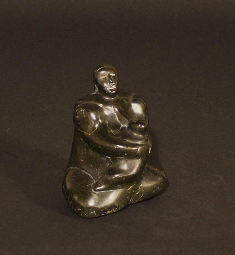 Tapatiaq - a soapstone carving of a mother and child