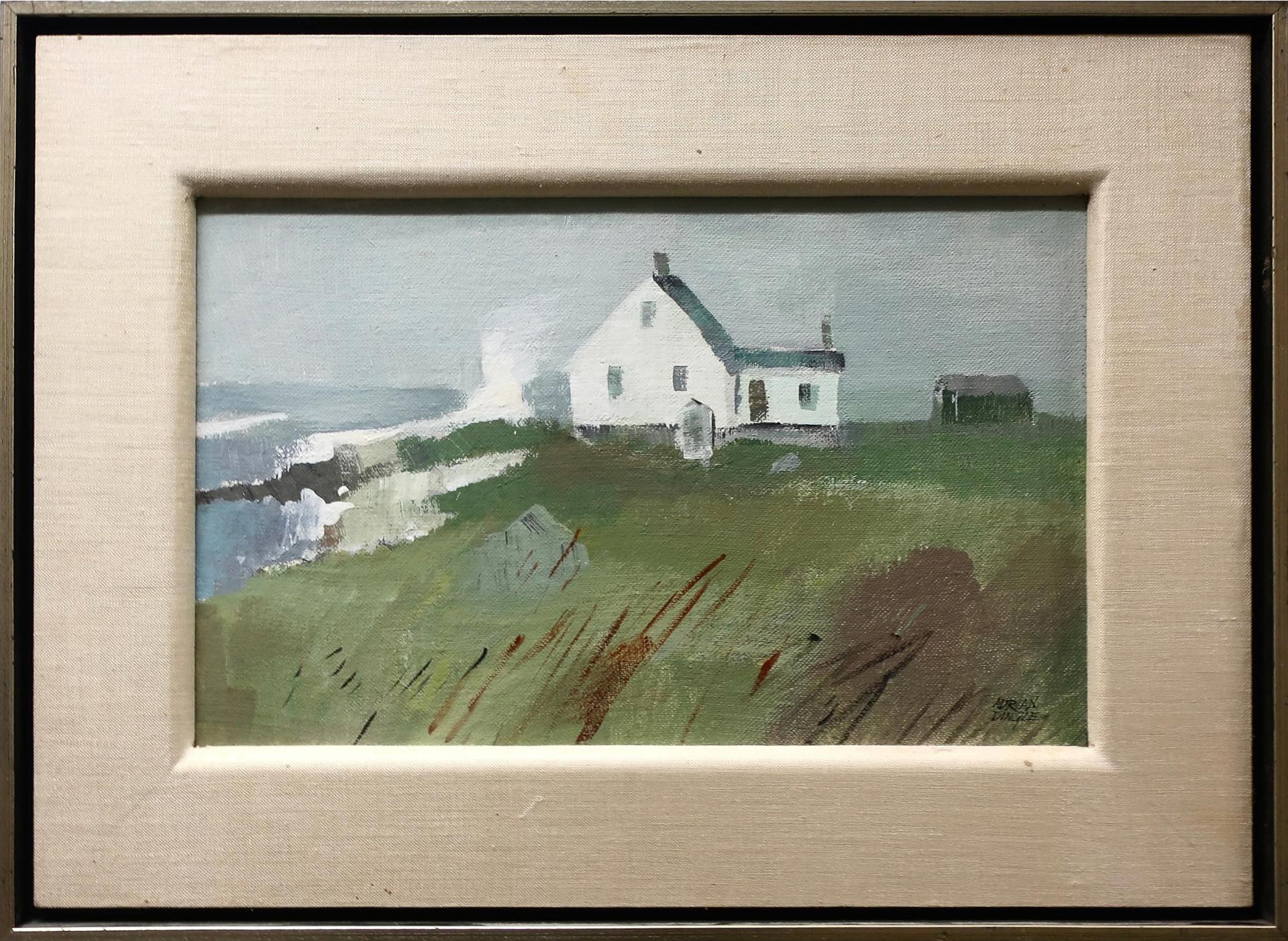 John Adrian Darley Dingle (1911-1974) - Surf And The Landmark, Yankee Cove, Nova Scotia