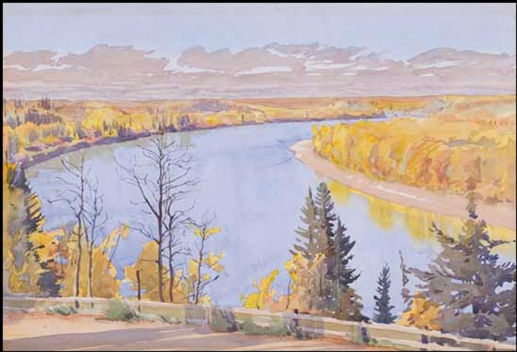 Walter Joseph (W.J.) Phillips (1884-1963) - River in Autumn