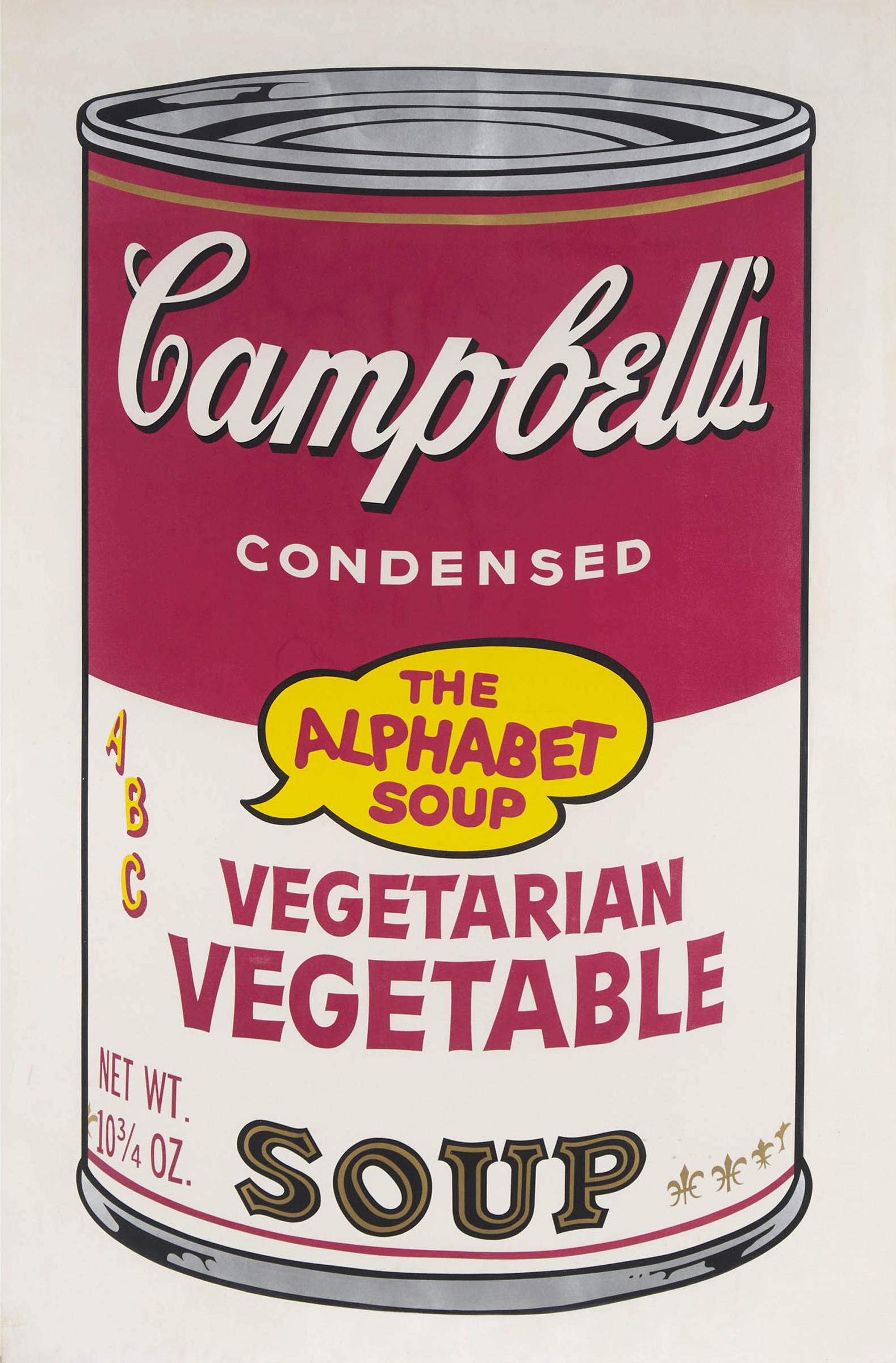 Andy Warhol (1928-1987) - Vegetarian Vegetable, From Campbell's Soup Ii, 1969 [f. & S. 56]