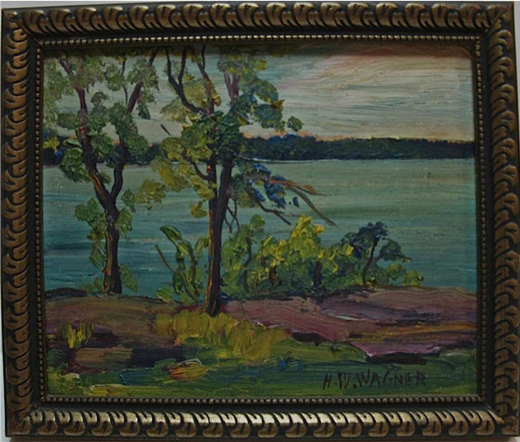 Herbert William Wagner (1889-1948) - Fall Lake Scene