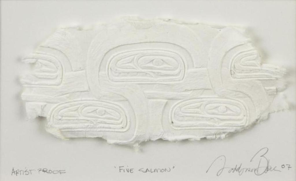 Todd Jason Baker - Five Salmon - Artist proof