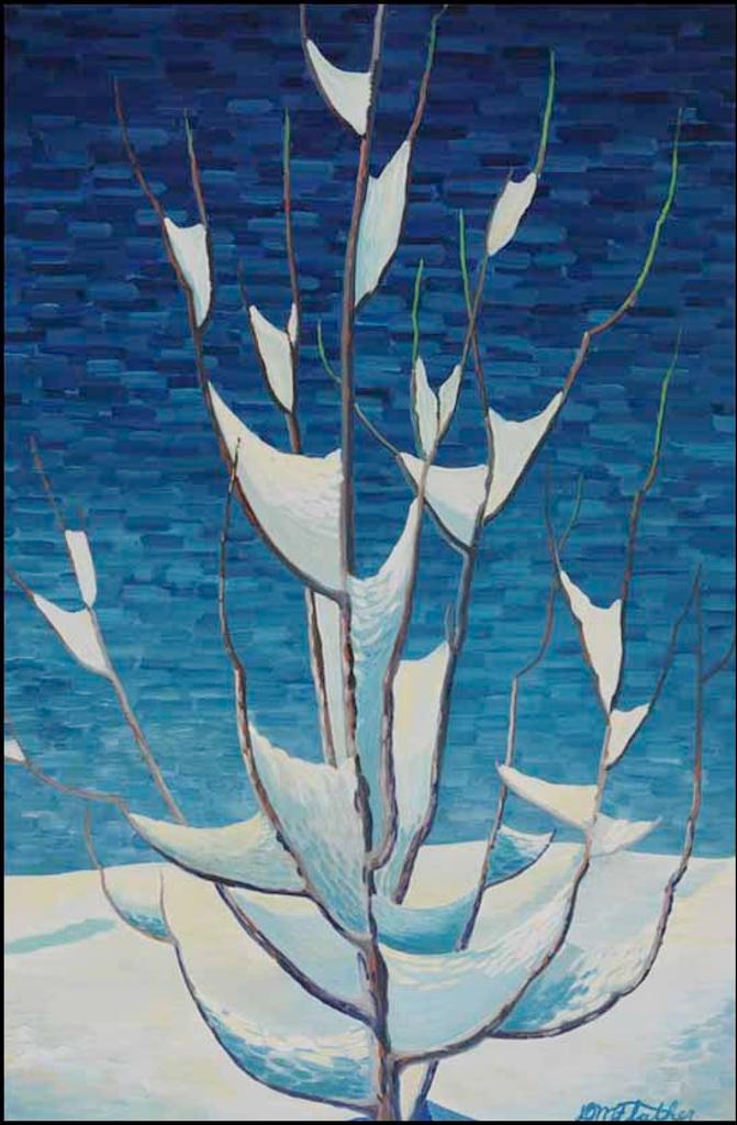 Donald M. Flather (1903-1990) - Snow Sails on a Young Apple Tree