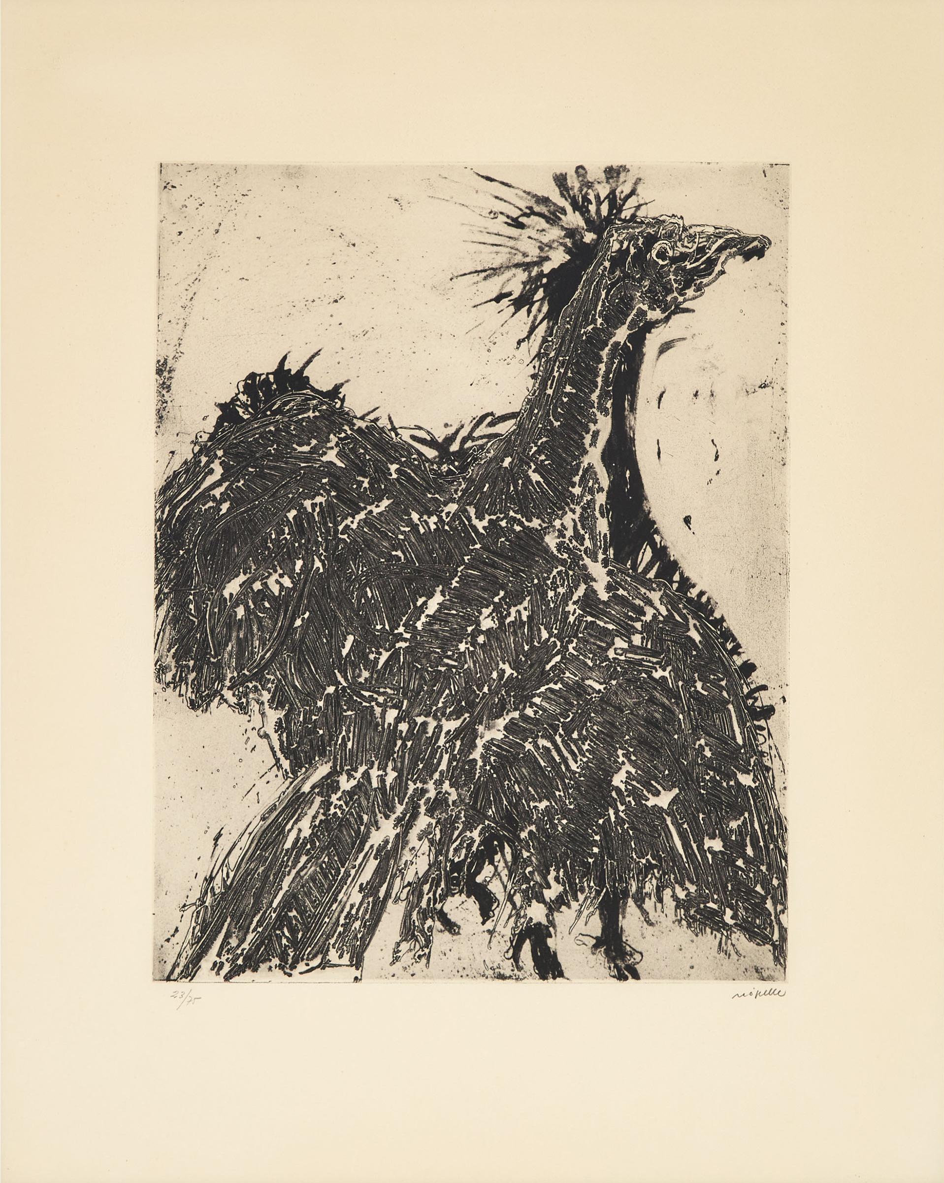 Jean-Paul Riopelle (1923-2002) - Poule Faisane, 1968 [yseult Riopelle 1968.08est.Gr]